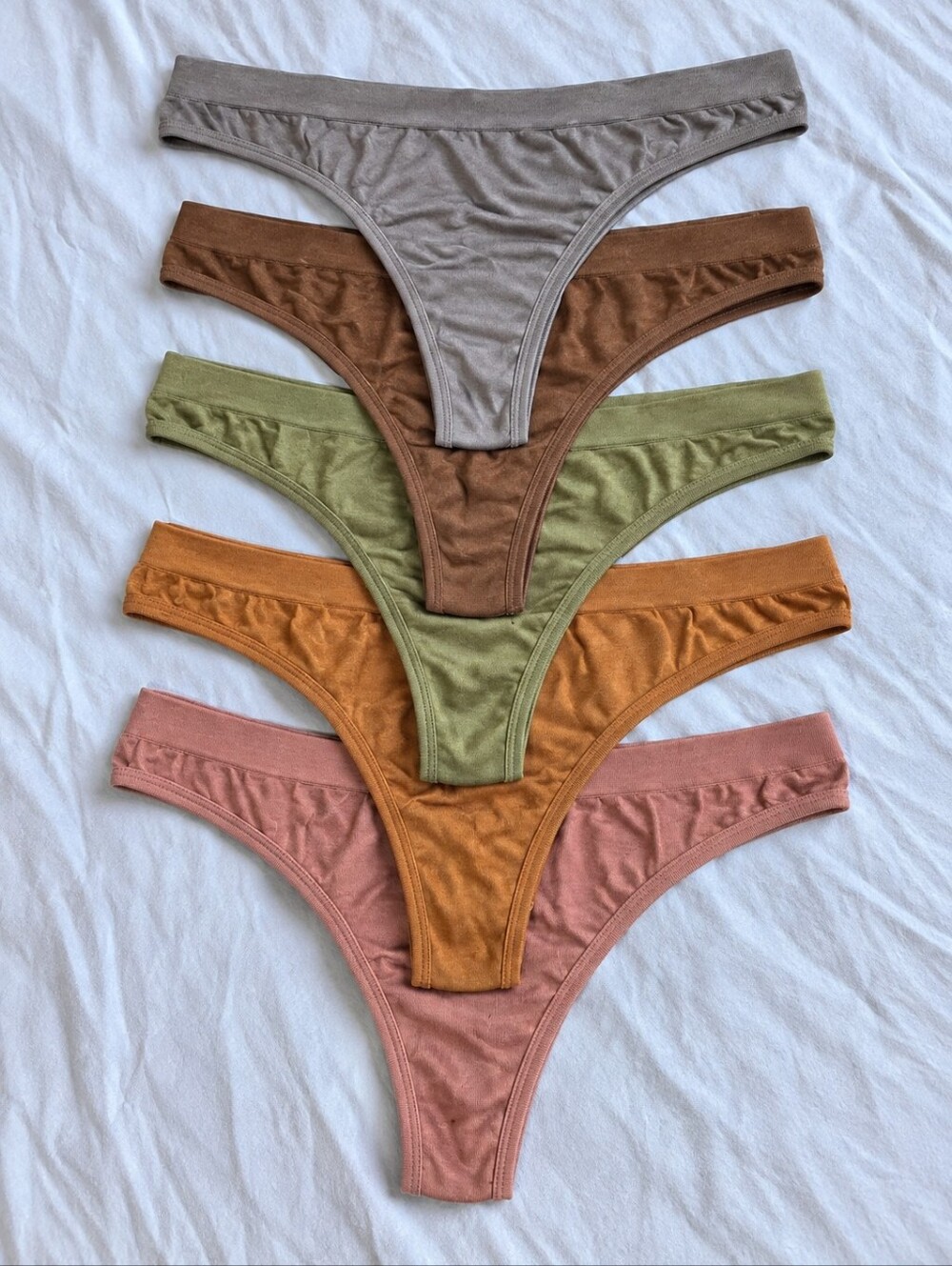 💙 5 Pc Bundle Of Brand New Wokens Thongs